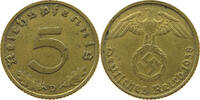DRITTES REICH 5 REICHSPFENNIG 1938 D SS 50.20 元  ＋  58.49 元 运费