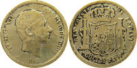 PHILIPPINES 50 CENTAVOS ALFONSO XII. (1874–1885) FORGERY ZEITGENÖSSISCHE FÄLSCHUNG -