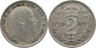 GREAT BRITAIN 2 PENCE 1902 EDWARD VII. (1901 - 1910) MAUNDY VZ 502.03 元  ＋  58.49 元 运费