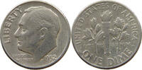 UNITED STATES OF AMERICA DIME 1952 ROOSEVELT SS 41.71 元  ＋  58.31 元 运费