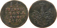 SACHSEN GOTHA ALTENBURG 1 1/2 PFENNIG Friedrich III. (1732-1772) -