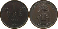 SWEDEN 1 ÖRE OSCAR II. (1872-1907) -