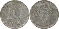 SWEDEN 10 ÖRE GUSTAV V. (1907-1950) -