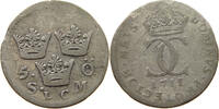 SWEDEN 5 ÖRE KARL XII. (1697-1718) -