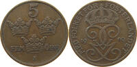 SWEDEN 5 ÖRE GUSTAV V. (1907-1950) -
