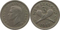 NEW ZEALAND 3 PENCE GEORGE VI. (1936-1952) -