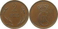 DENMARK 2 ÖRE CHRISTIAN IX. (1863-1906) -