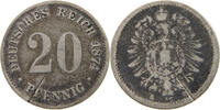 KAISERREICH 20 PFENNIG 1874 B S 66.94 元  ＋  58.49 元 运费