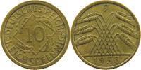 WEIMARER REPUBLIK 10 REICHSPFENNIG 1933 J SS 209.18 元  ＋  58.49 元 运费
