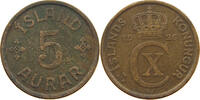 ICELAND 5 AURAR 1926 SS 125.51 元  ＋  58.49 元 运费