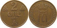 NORWAY 2 ÖRE HAAKON VII. (1905-1957) -