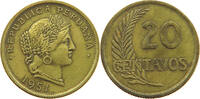 PERU 20 CENTAVOS -