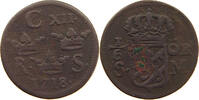 SWEDEN 1/6 ÖRE KARL XII. (1697-1718) -