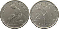 BELGIUM 2 FRANCS ALBERT I. 1909-1934 -