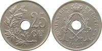BELGIUM 25 CENTIMES ALBERT I. 1909-1934 -