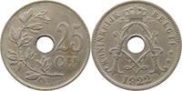 BELGIUM 25 CENTIMES ALBERT I. 1909-1934 -