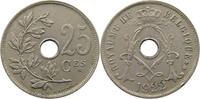 BELGIUM 25 CENTIMES ALBERT I. 1909-1934 -