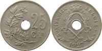 BELGIUM 25 CENTIMES ALBERT I. 1909-1934 -