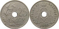 BELGIUM 25 CENTIMES ALBERT I. 1909-1934 -