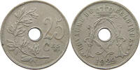 BELGIUM 25 CENTIMES ALBERT I. 1909-1934 -
