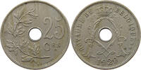 BELGIUM 25 CENTIMES ALBERT I. 1909-1934 -