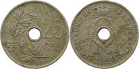 BELGIUM 25 CENTIMES ALBERT I. 1909-1934 -