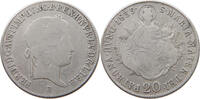 Haus Habsburg 20 Kreuzer 1839 B Ferdinand I. (1835-1848) s 125.51 元  ＋  58.49 元 运费