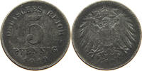 ERSATZMÜNZEN DES 1. WELTKRIEGS 5 PFENNIG -