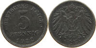 ERSATZMÜNZEN DES 1. WELTKRIEGS 5 PFENNIG -