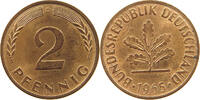 BRD 2 PFENNIG 1965 D VZ 58.57 元  ＋  58.49 元 运费