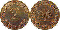 BRD 2 PFENNIG 1965 D VZ 58.57 元  ＋  58.49 元 运费