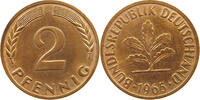 BRD 2 PFENNIG 1965 G VZ 58.57 元  ＋  58.49 元 运费