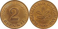 BRD 2 PFENNIG 1966 F VZ 58.57 元  ＋  58.49 元 运费