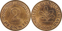 BRD 2 PFENNIG 1966 G VZ 58.57 元  ＋  58.49 元 运费