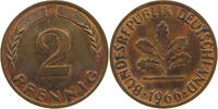 BRD 2 PFENNIG 1966 G VZ 58.57 元  ＋  58.49 元 运费