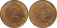 BRD 2 PFENNIG 1966 G VZ 58.57 元  ＋  58.49 元 运费