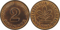 BRD 2 PFENNIG 1966 J VZ 58.57 元  ＋  58.49 元 运费