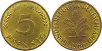 BRD 5 PFENNIG 1966 F VZ 58.57 元  ＋  58.49 元 运费