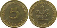 BRD 5 PFENNIG 1967 D VZ 58.57 元  ＋  58.49 元 运费