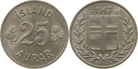 ICELAND 25 AURAR 1967 UNC 66.94 元  ＋  58.49 元 运费