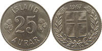 ICELAND 25 AURAR 1967 UNC 58.57 元  ＋  58.49 元 运费