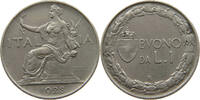 ITALY 1 LIRA VITTORIO EMANUELE III. (1900 - 1946) -