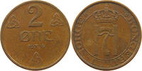 NORWAY 2 ÖRE HAAKON VII. (1905-1957) -