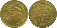 PERU 25 CENTAVOS 1968 VZ 58.57 元  ＋  58.49 元 运费