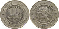 BELGIUM 10 CENTIMES 1862 LEOPOLD I. (1831-1865) SS 125.62 元  ＋  58.54 元 运费