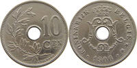 BELGIUM 10 CENTIMES 1906/5 LEOPOLD II. 1865-1909 SS 125.51 元  ＋  58.49 元 运费