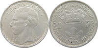 BELGIUM 20 FRANCS ALBERT I. 1909-1934 -