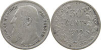 BELGIUM 50 CENTIMES 1909 LEOPOLD II. 1865-1909 SS 83.67 元  ＋  58.49 元 运费