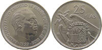 SPAIN 25 PESETAS 1957 61 FRANCISCO FRANCO (1939-1975) VZ 836.72 元  ＋  58.49 元 运费