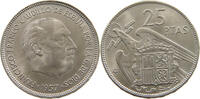 SPAIN 25 PESETAS 1957 67 FRANCISCO FRANCO (1939-1975) VZ 66.94 元  ＋  58.49 元 运费